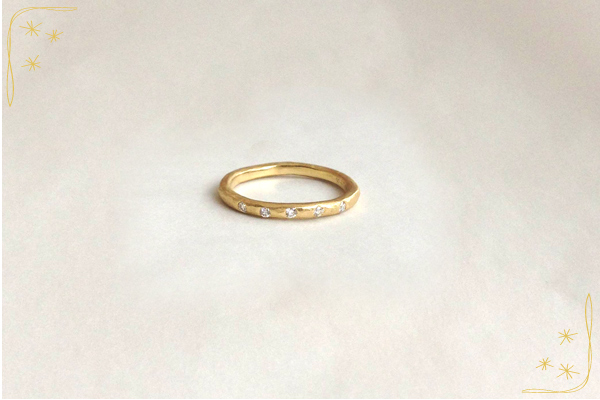 ダイヤ付きマットリング