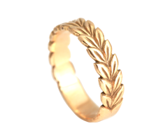 リーフモチーフリング